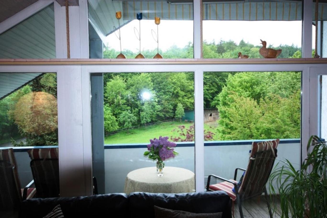 Pension-Ferienwohnung Liesbachtal Direkt Am Waldrand Bayerische Rhoen Schonau an der Brend Exterior photo